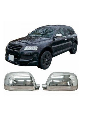 Nerezové kryty zpětných zrcátek Volkswagen Touareg (2002-2006)
